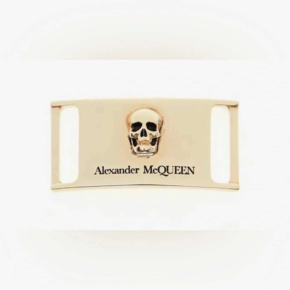 Alexander McQueen Skull Sneaker Charm in Gold (necklace)